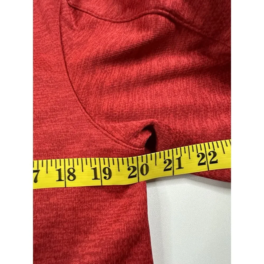 Adidas Men's Sweatshirt Size S Red Crew Neck Pullover Baseball Adult‎